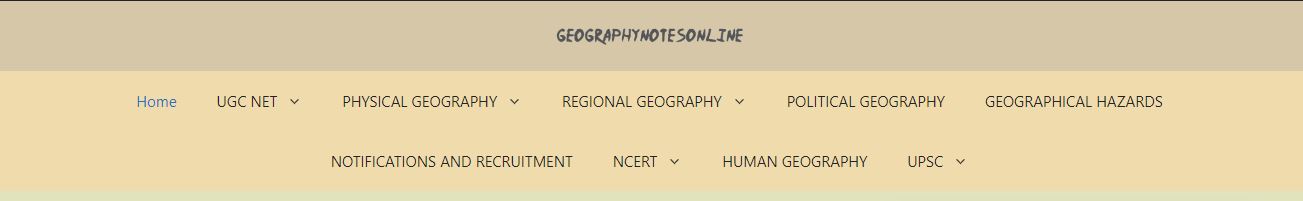 Geography Notes Online
