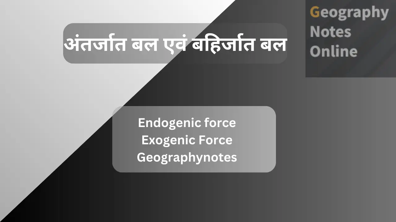 Endogenic and Exogenic Forces