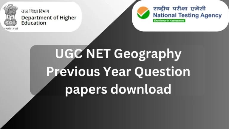 UGC NET Previous Year Question Papers Download (PDF)